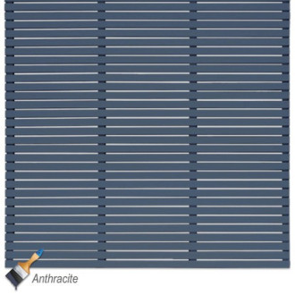 Harmony Anthracite  Slatted Panel 170 x 180cm